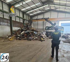 Dos individuos arrestados por sustraer objetos en una compañía constructora de Nava