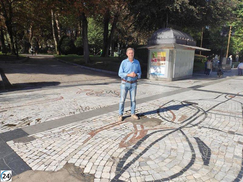 El PSOE insta a la restauración del mosaico de los Álamos en defensa del patrimonio histórico.