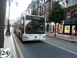 El transporte en autobús en Asturias experimenta un aumento récord del 29,3% en agosto