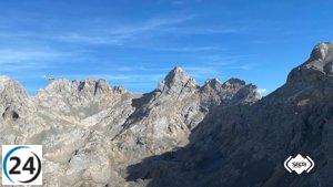 Dos mujeres rescatadas en Villaviciosa y Cabrales tras sufrir heridas durante una ruta de senderismo.