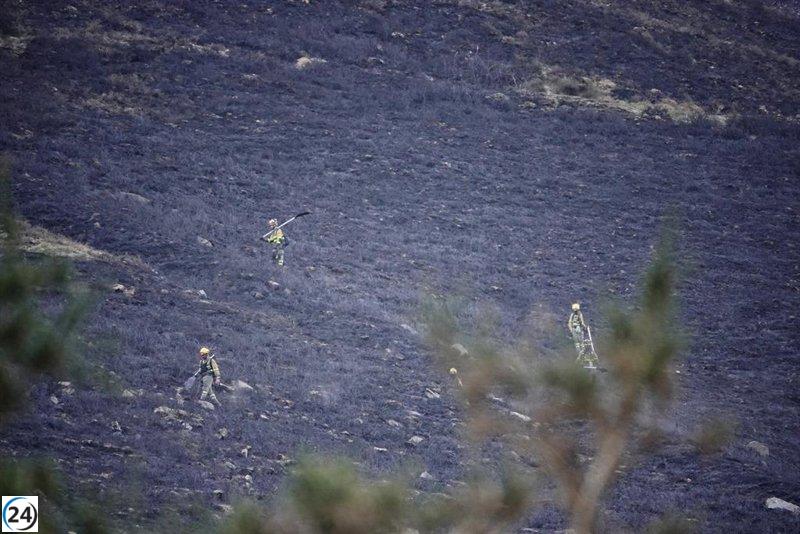 La lluvia logra extinguir incendios forestales en Asturias