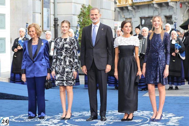 La Familia Real española asistirá a la entrega de los Premios Princesa de Asturias en Oviedo este jueves