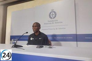Eliud Kipchoge impulsa a los niños a correr para fortalecer su bienestar físico y mental