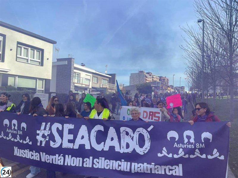 Pola de Siero alza la voz contra las violencias machistas: ¡Basta ya!